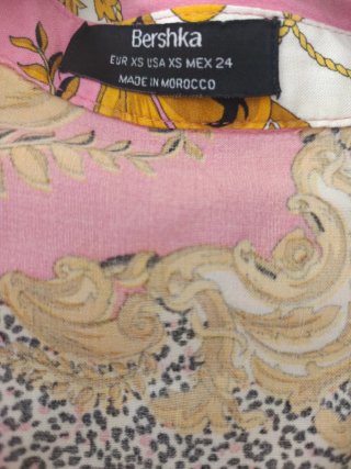 Camisa estampada mujer