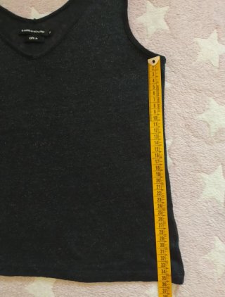 Camiseta tirantes lino Monoprix