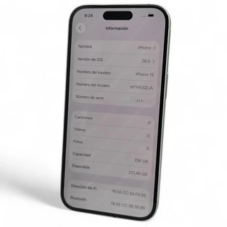 IPHONE 15 256 GB  SALUD BAT 88% VERDE + CAJA
