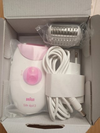 Braun Silk-épil 3 Depiladora Rosa y Blanca