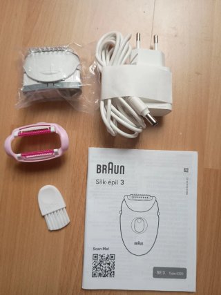 Braun Silk-épil 3 Depiladora Rosa y Blanca