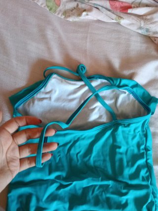 Bañador niña turquesa nuevo