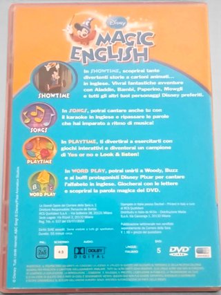 Set 2 DVD della serie: Disney's Magic English