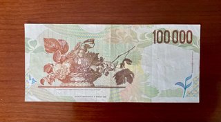 Banconote 100.000 Lire - Lotto 7 pezzi