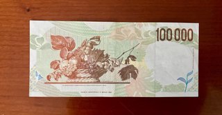 Banconote 100.000 Lire - Lotto 7 pezzi