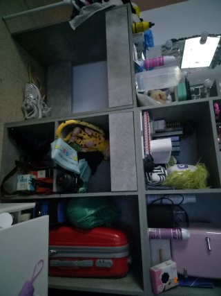 Tocador con espejo y luces LED