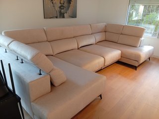 Sofá rinconera 405cm beige