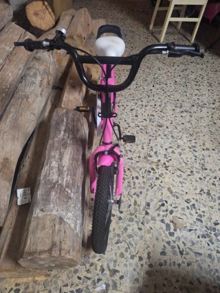 Bicicleta niña rosa
