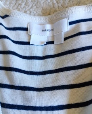 Vestido Largo Rayas Zara Talla S