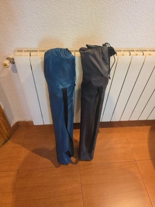 Sedie pieghevoli da campeggio (2 unità)