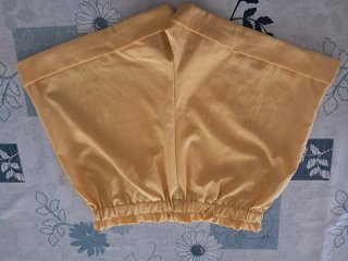 Pantalón vestir amarillo mujer