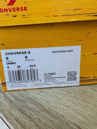 Converse Coca-Cola Rojas Talla [Talla]