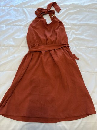 Vestido naranja Women'secret