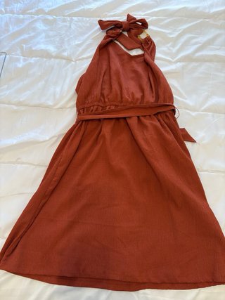 Vestido naranja Women'secret