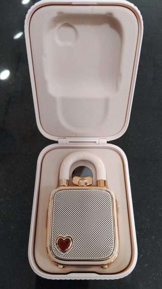 Divoom Lovelock Altavoz Bluetooth Rosa Dorado