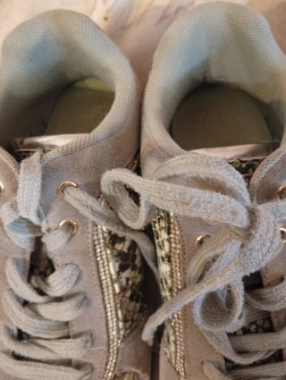 Scarpe Guess grigio/argento pitonate