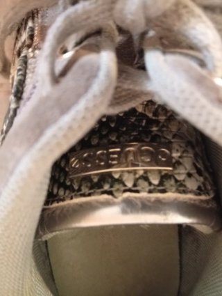 Scarpe Guess grigio/argento pitonate