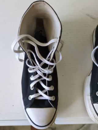 Converse All Star negras mujer talla 40