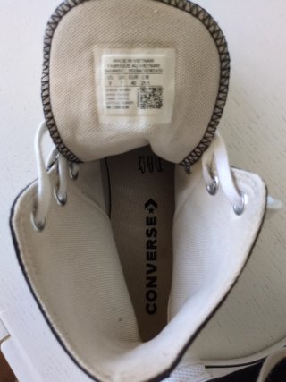 Converse All Star negras mujer talla 40