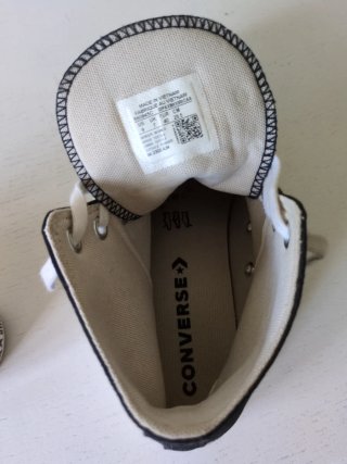 Converse All Star negras mujer talla 40