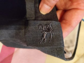 Pantalón Burberry Gris Talla L Caballero