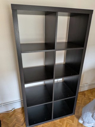 Estantería Kallax Ikea Negro  77x147cm
