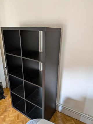 Estantería Kallax Ikea Negro  77x147cm