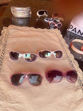 Gafas de sol infantiles rosas