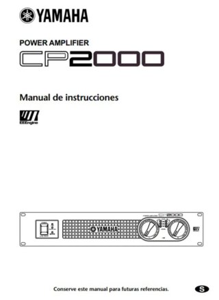 Amplificador Yamaha CP2000 Potencia 2000W RMS