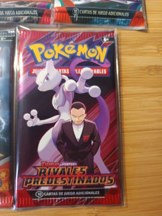 Combo 5 sobres Pokémon Originales