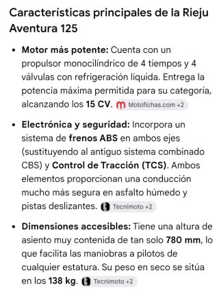 Rieju Aventure 125 Moto Aventura