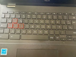 Chromebook Asus Negro/Plateado