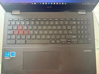 Chromebook Asus Negro/Plateado