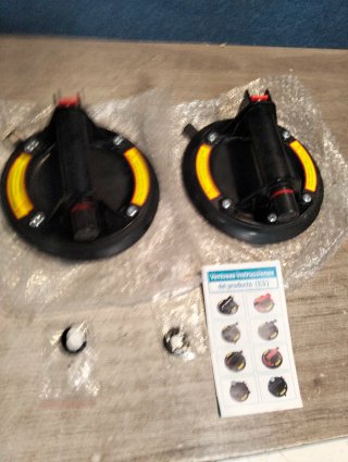 2 Pack Ventosa Para Azulejos Carga 220kg