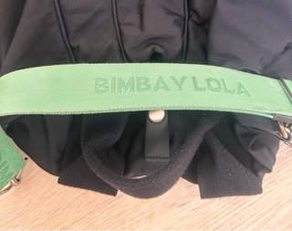 Bolso Bimba y Lola grande negro y verde