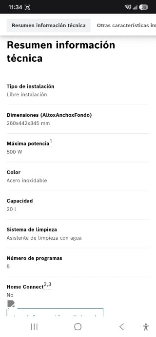 Microondas Bosch FEL023MS2  NUEVO ¡CAJA sin abrir!