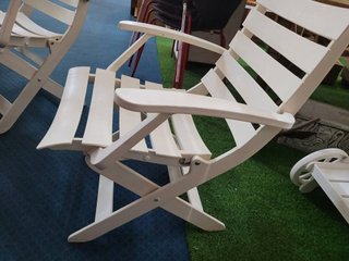 SEDIA DA GIARDINO BIANCA