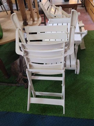SEDIA DA GIARDINO BIANCA