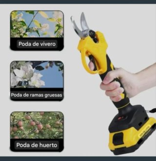 Tijeras Podar Eléctricas Recargables (2 Baterías)