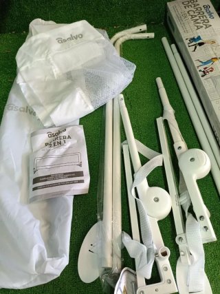 Asalvo Barrera de Cama 2 en 1 de 150 cm para Niños