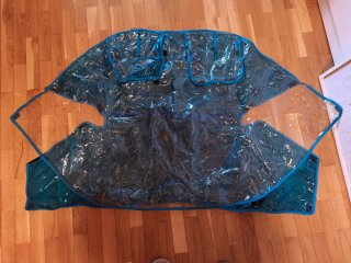 Plástico para silla de gemelos
