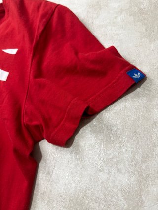 Camiseta Adidas Originals Trefoil Roja Hombre M