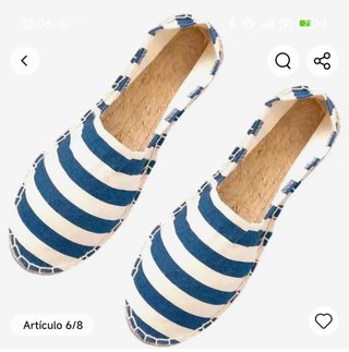 Alpargatas boda, estampado Rayas, Sin Uso