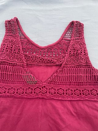 Camiseta tirantes C&A fucsia T.38