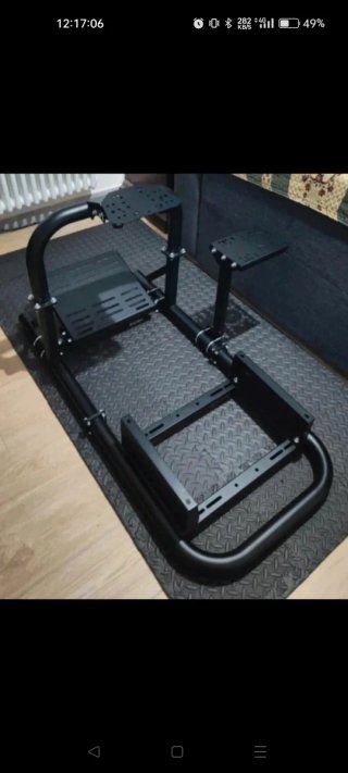 Struttura Sim Racing in Metallo