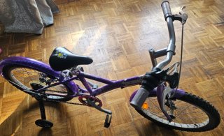 Bicicleta niña morada Decathlon