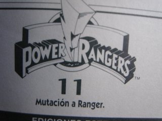 Cromos Power Rangers ESTE sueltos para el álbum