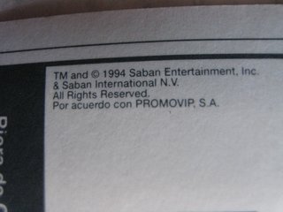 Cromos Power Rangers ESTE sueltos para el álbum