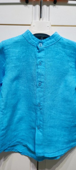 Camicia in lino Bambino 4 Anni