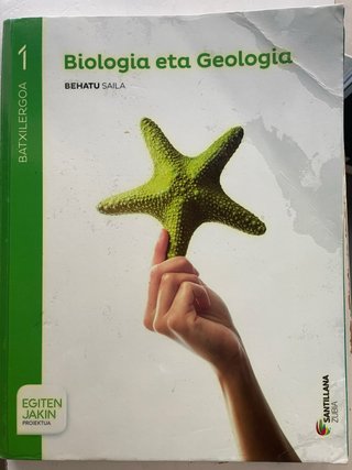Biologia eta geologia, 1 Batxilergoa